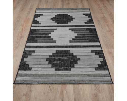 Ковер Турецкий Grand GARDEN SISAL дизайн E2361 CREAM-BLACK