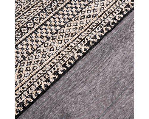 Ковер Турецкий Canan PAROS дизайн 6672A BLACK-CREAM