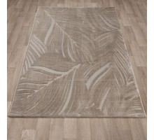 Ковер Турецкий AHENKLI SOFT дизайн J955A BEIGE-BEIGE