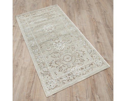 Ковер Турецкий ULUBEY IPLIK / BEHRAM ROMANCE дизайн E021ARC M.CREAM-M.CREAM