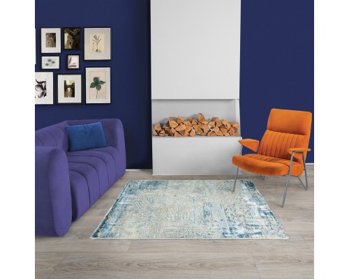 Ковер Турецкий ULUBEY IPLIK / BEHRAM ADARA дизайн T1873LL BLUE-BLUE