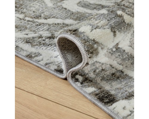 Ковер Турецкий OZKAPLAN KARPET OLBIA дизайн B0617A WHITE-GREY