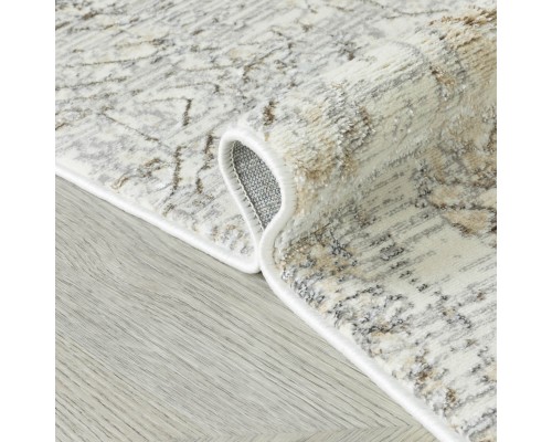 Ковер Турецкий ULUBEY IPLIK / BEHRAM ADARA дизайн T1873LL CREAM-CREAM