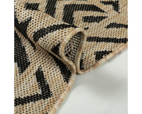 Ковер Турецкий Canan PAROS дизайн A948A BLACK-CREAM