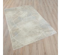 Ковер Турецкий ULUBEY IPLIK / BEHRAM SANTOS дизайн T1495RC CREAM-CREAM