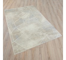 Ковер Турецкий ULUBEY IPLIK / BEHRAM SANTOS дизайн T1495RC CREAM-CREAM