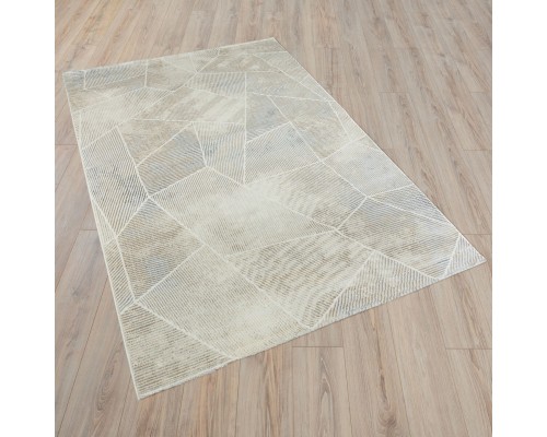 Ковер Турецкий ULUBEY IPLIK / BEHRAM SANTOS дизайн T1495RC CREAM-CREAM