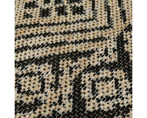 Ковер Турецкий Canan PAROS дизайн 6610A BLACK-CREAM