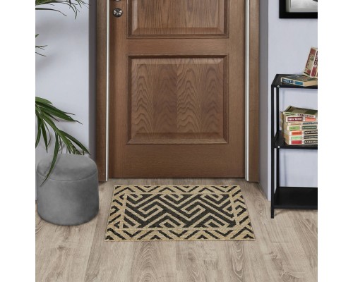 Ковер Турецкий Canan PAROS дизайн A948A BLACK-CREAM