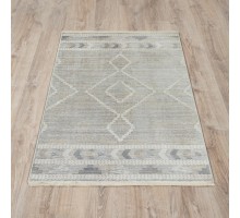 Ковер Турецкий OZKAPLAN KARPET OLBIA дизайн B0803A GREY-L.BEIGE