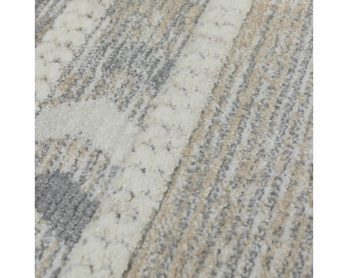 Ковер Турецкий OZKAPLAN KARPET OLBIA дизайн B0803A GREY-L.BEIGE