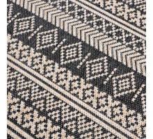 Ковер Турецкий Canan PAROS дизайн A947A BLACK-CREAM