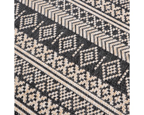 Ковер Турецкий Canan PAROS дизайн A947A BLACK-CREAM