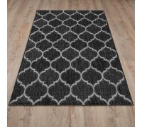 Ковер Турецкий Grand GARDEN SISAL дизайн E4179 BLACK-CREAM