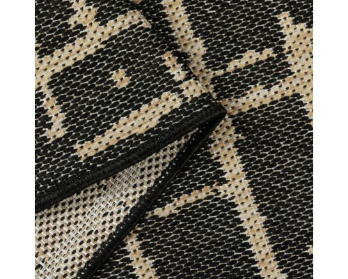 Ковер Турецкий Canan PAROS дизайн A922A BLACK-CREAM