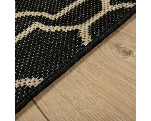 Ковер Турецкий Canan PAROS дизайн A945A BLACK-CREAM