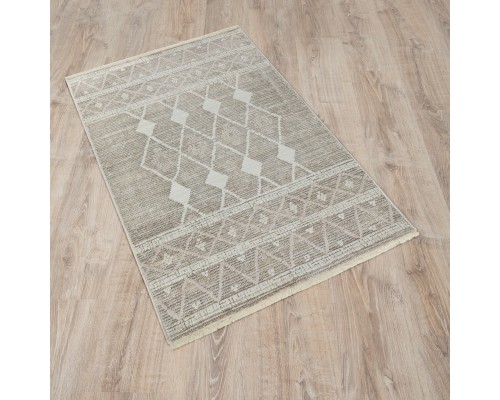 Ковер Турецкий OZKAPLAN KARPET OLBIA дизайн B0592A BEIGE-L.BEIGE