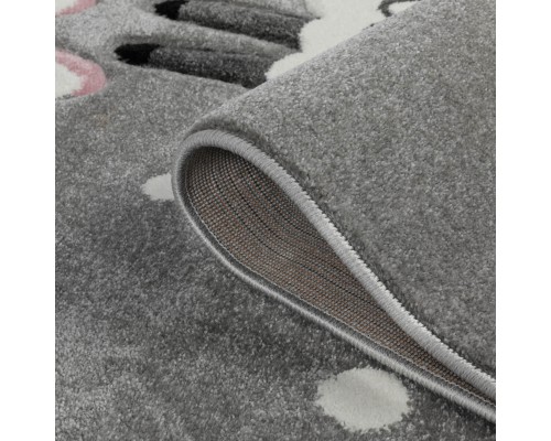 Ковер Турецкий Grand CHILDWORLD дизайн C555 GREY-CREAM