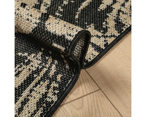 Ковер Турецкий Canan PAROS дизайн A958A BLACK-CREAM