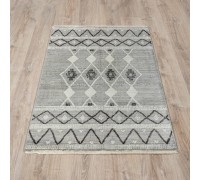 Ковер Турецкий OZKAPLAN KARPET OLBIA дизайн B0592B ANTHRACITE-GREY