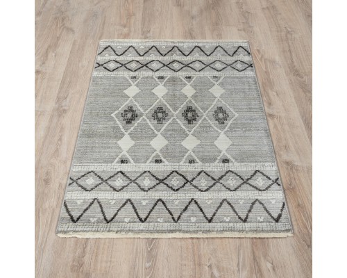 Ковер Турецкий OZKAPLAN KARPET OLBIA дизайн B0592B ANTHRACITE-GREY