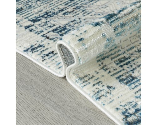 Ковер Турецкий ULUBEY IPLIK / BEHRAM ADARA дизайн T2224LL CREAM-BLUE