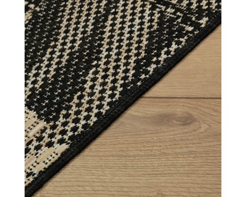 Ковер Турецкий Canan PAROS дизайн 8913A BLACK-CREAM