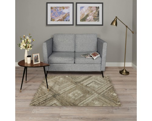 Ковер Турецкий Ahenkli Tekstil GLADIS дизайн M695A BEIGE-BEIGE