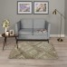 Ковер Турецкий Ahenkli Tekstil GLADIS дизайн M695A BEIGE-BEIGE