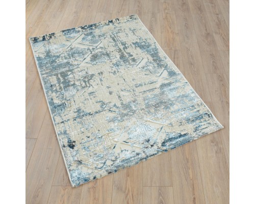 Ковер Турецкий ULUBEY IPLIK / BEHRAM ADARA дизайн T1876LL CREAM-BLUE