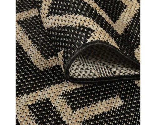 Ковер Турецкий Canan PAROS дизайн 8150A BLACK-CREAM