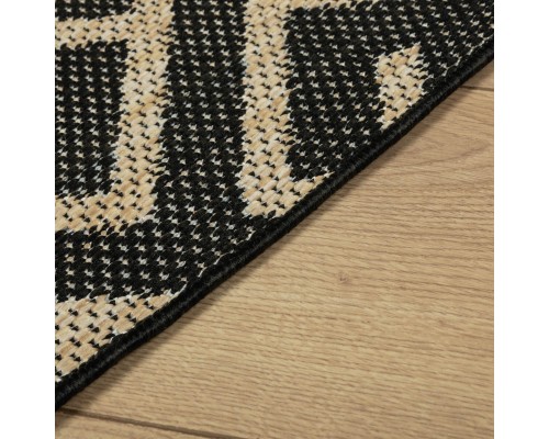 Ковер Турецкий Canan PAROS дизайн 8150A BLACK-CREAM