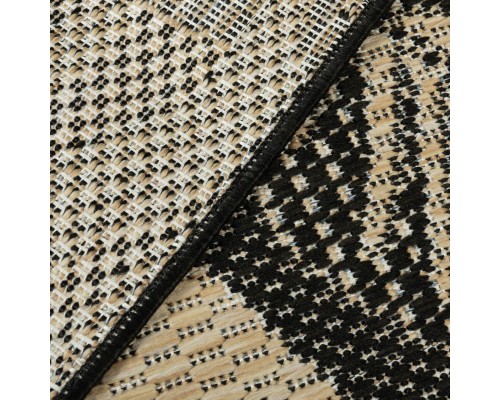 Ковер Турецкий Canan PAROS дизайн 8913A BLACK-CREAM