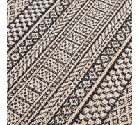 Ковер Турецкий Canan PAROS дизайн 6672A BLACK-CREAM