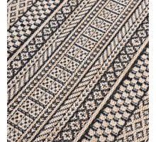 Ковер Турецкий Canan PAROS дизайн 6672A BLACK-CREAM