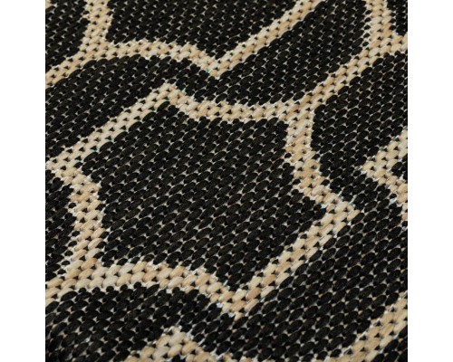 Ковер Турецкий Canan PAROS дизайн A945A BLACK-CREAM