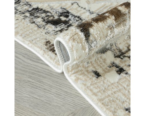 Ковер Турецкий ULUBEY IPLIK / BEHRAM ADARA дизайн T1876LL CREAM-CREAM