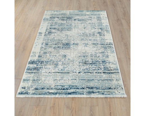 Ковер Турецкий ULUBEY IPLIK / BEHRAM ADARA дизайн T2224LL CREAM-BLUE