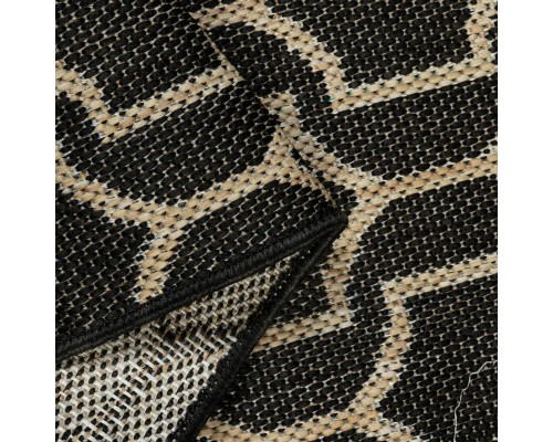 Ковер Турецкий Canan PAROS дизайн A945A BLACK-CREAM