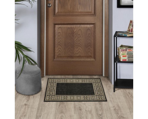 Ковер Турецкий Canan PAROS дизайн 8899A BLACK-CREAM