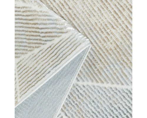 Ковер Турецкий ULUBEY IPLIK / BEHRAM SANTOS дизайн T1495RC CREAM-CREAM