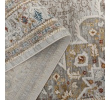 Ковер Турецкий OZKAPLAN KARPET OLBIA дизайн B0597B GREY-CREAM