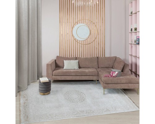 Ковер Турецкий ULUBEY IPLIK / BEHRAM SIRIUS дизайн T759ALL CREAM-CREAM