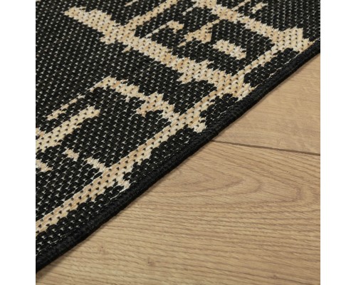 Ковер Турецкий Canan PAROS дизайн A922A BLACK-CREAM