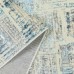 Ковер Турецкий ULUBEY IPLIK / BEHRAM ADARA дизайн T1888LL CREAM-BLUE