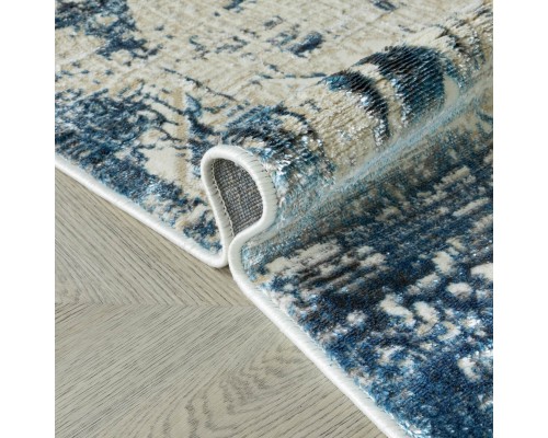 Ковер Турецкий ULUBEY IPLIK / BEHRAM ADARA дизайн T1876LL CREAM-BLUE