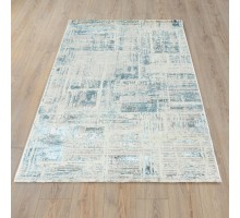 Ковер Турецкий ULUBEY IPLIK / BEHRAM ADARA дизайн T1888LL CREAM-BLUE