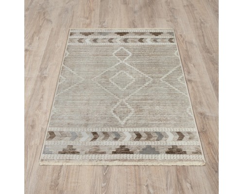 Ковер Турецкий OZKAPLAN KARPET OLBIA дизайн B0803A MINK-L.BEIGE