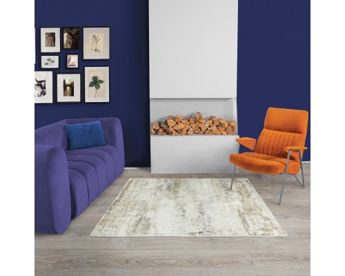 Ковер Турецкий ULUBEY IPLIK / BEHRAM ADARA дизайн T2213LL CREAM-CREAM