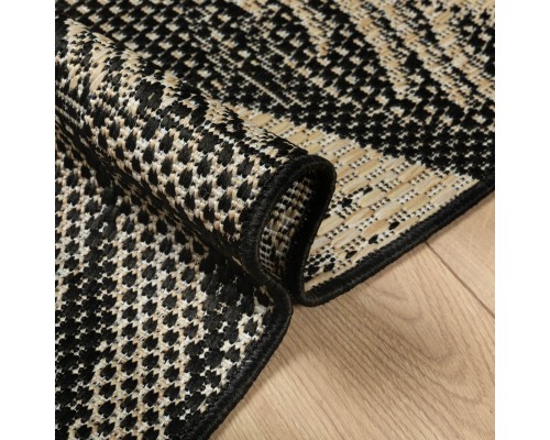 Ковер Турецкий Canan PAROS дизайн 8913A BLACK-CREAM